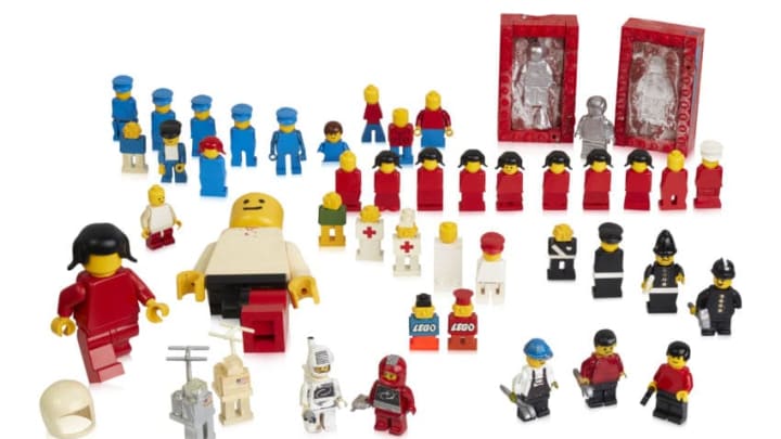 Photo Credit: Prototypes of the LEGO® minifigure/The LEGO Group Image Acquired from LEGO Media Library