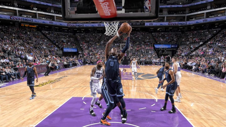 SACRAMENTO, CA – OCTOBER 24: MarShon Brooks #8 of the Memphis Grizzlies shoots the ball against the Sacramento Kings on October 24, 2018 at Golden 1 Center in Sacramento, California. NOTE TO USER: User expressly acknowledges and agrees that, by downloading and or using this Photograph, user is consenting to the terms and conditions of the Getty Images License Agreement. Mandatory Copyright Notice: Copyright 2018 NBAE (Photo by Rocky Widner/NBAE via Getty Images)