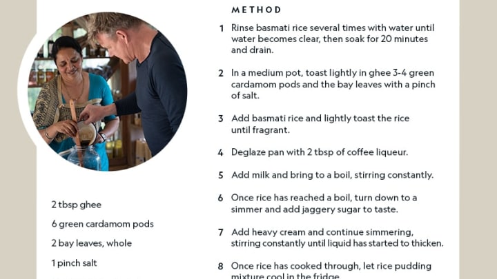 Spiced Rice Pudding Recipe, Gordon Ramsay Uncharted