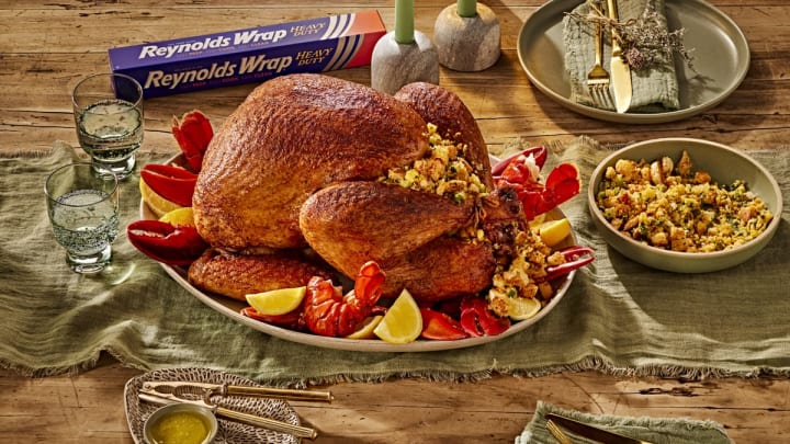 luxe lobster turkey bougie turkey recipes from Reynolds Wrap