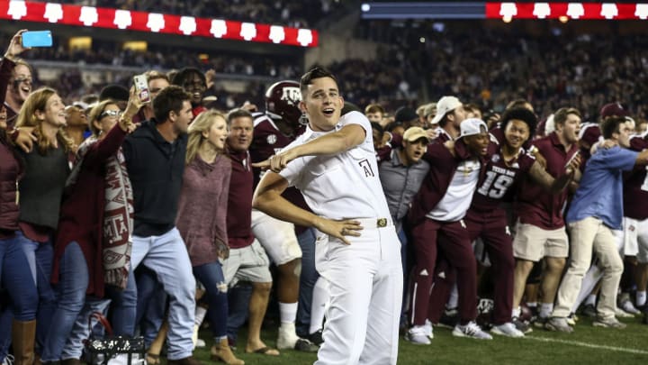 yell leader for texas a&m football