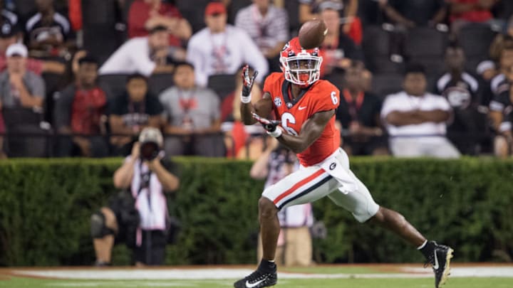 ATHENS, GA - SEPTEMBER 2: Wide receiver Javon Wims