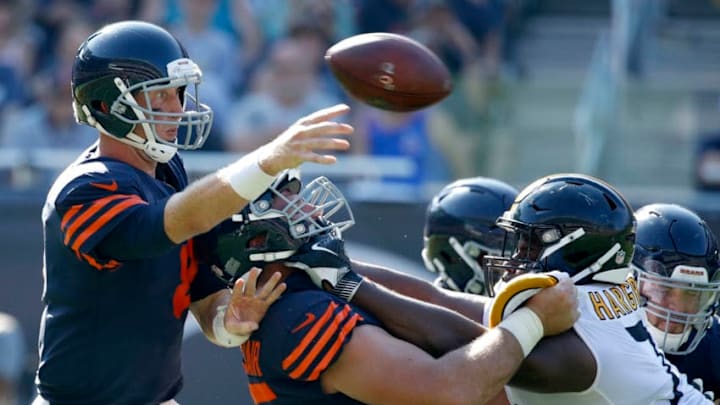 CHICAGO, IL - SEPTEMBER 24: Quarterback Mike Glennon