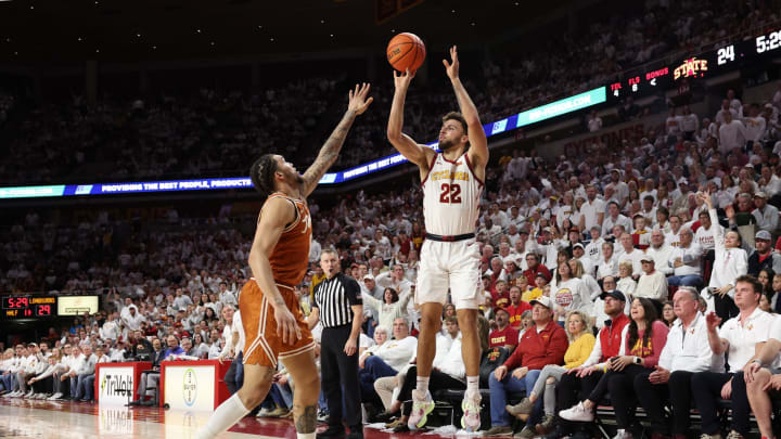 Gabe Kalscheur, Texas basketball Mandatory Credit: Reese Strickland-USA TODAY Sports