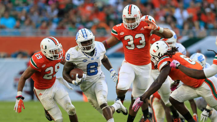 MIAMI GARDENS, FL - OCTOBER 15: T.J. Logan