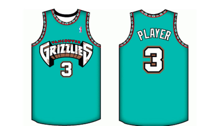 Vancouver Grizzlies Road Uniform - National Basketball Association (NBA) -  Chris Creamer's Sports Logos Page 