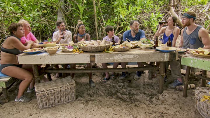 Loved Ones visit feast Survivor Island of the Idols episode 12