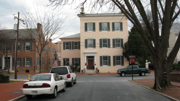 The Tyler Spite House blocked the creation of a road.