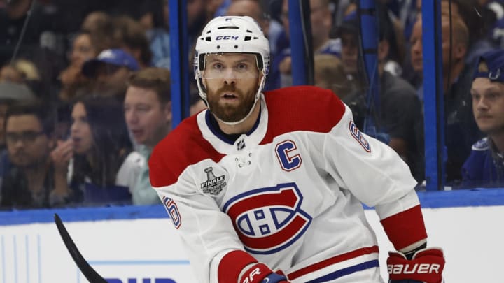 Jun 28, 2021; Tampa, Florida, USA; Montreal Canadiens Shea Weber Mandatory Credit: Kim Klement-USA TODAY Sports