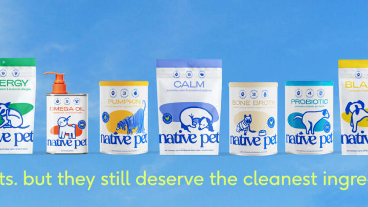 Native Pet Unveils New Branding To Align With Its Mission & High-Quality Products. Image courtesy Native Pet