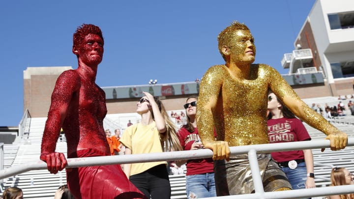 TALLAHASSEE, FL – OCTOBER 27: Florida State Seminoles fans react in the fourth quarter of the game against the Clemson Tigers at Doak Campbell Stadium on October 27, 2018 in Tallahassee, Florida. Clemson won 59-10. (Photo by Joe Robbins/Getty Images)