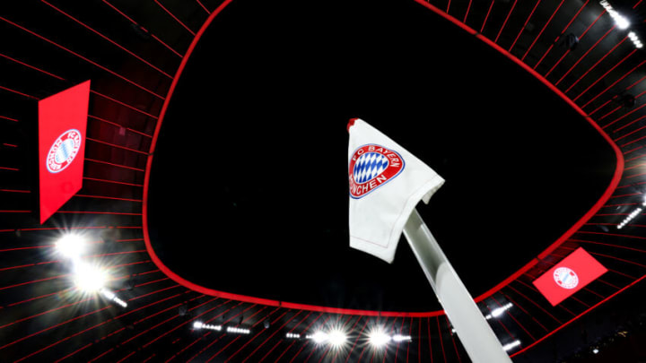 Bayern Munich flag at Allianz Arena