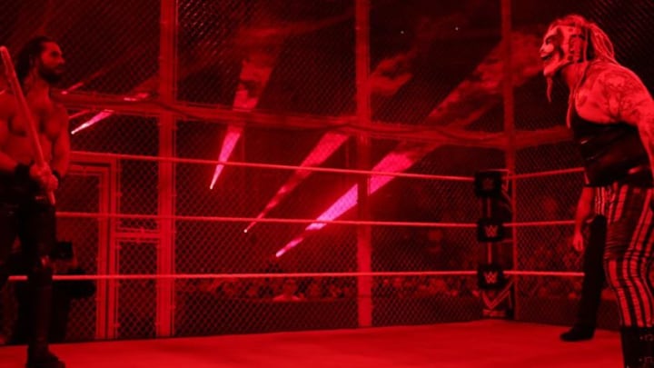 Bray Wyatt's The Fiend faces Seth Rollins in WWE Hell in a Cell on October 6, 2019. Photo: WWE.com