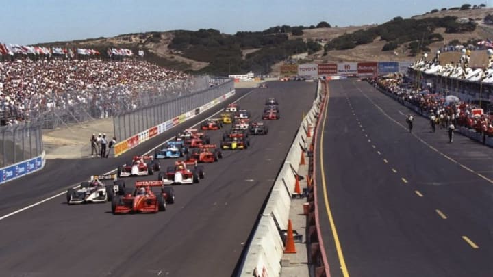 8 Sep 1996: A general view of the start of competition in the IndyCar PPG World Series Toyota Grand Prix of Monterey held at the Laguna Seca race way in Laguna Seca, California. Mandatory Credit: David Taylor /Allsport