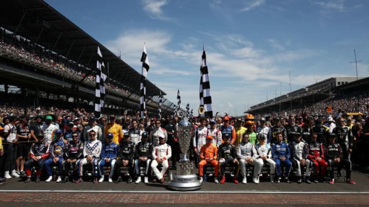 INDIANAPOLIS, IN - MAY 27: Drivers pose for a photo prior to the 102nd Running of the Indianapolis 500 at Indianapolis Motorspeedway on May 27, 2018 in Indianapolis, Indiana. (Photo by Chris Graythen/Getty Images)