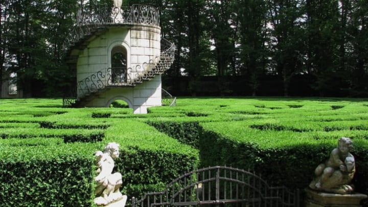 The labyrinth at Villa Pisani