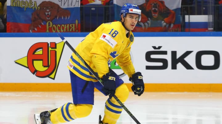 MOSCOW, RUSSIA - MAY 17: Mikael Backlund