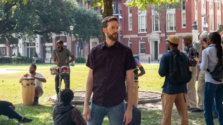 "Boom-Boom-Boom-Boom" - Following a natural gas explosion at a movie theater, the NCIS team discovers the gas company has been hacked and more explosions could be triggered, on "NCIS: NEW ORLEANS," Tuesday, Nov. 12 (10:00-11:00 PM, ET/PT) on the CBS Television Network. Pictured: Rob Kerkovich as Forensic Scientist Sebastian Lund Photo: Sam Lothridge/CBS Â©2019 CBS Broadcasting, Inc. All Rights Reserved.