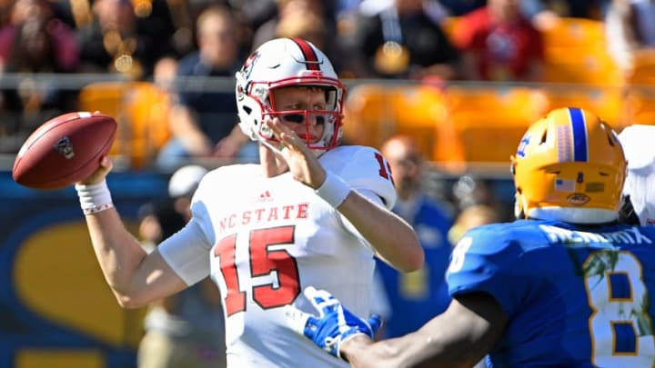 PITTSBURGH, PA - OCTOBER 14: Ryan Finley