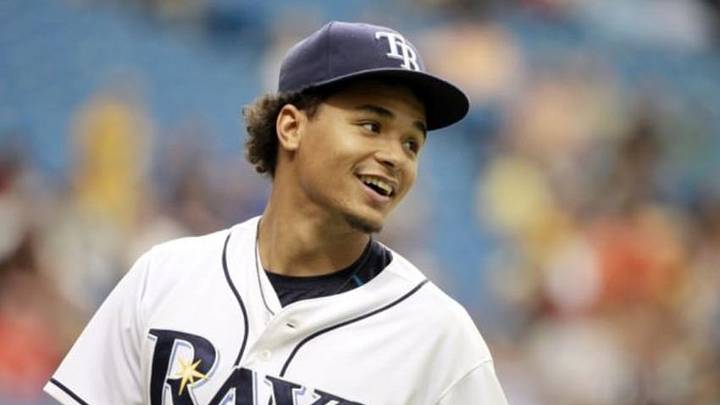May 27, 2015; St. Petersburg, FL, USA; Tampa Bay Rays starting pitcher Chris Archer (22) smiles as he walks to the dugout at the end of the sixth inning against the Seattle Mariners at Tropicana Field. Mandatory Credit: Kim Klement-USA TODAY Sports May 27, 2015; St. Petersburg, FL, USA; Tampa Bay Rays starting pitcher Chris Archer (22) smiles as he walks to the dugout at the end of the sixth inning against the Seattle Mariners at Tropicana Field. Mandatory Credit: Kim Klement-USA TODAY Sports
