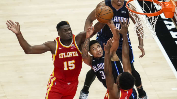 Chuma Okeke and the Orlando Magic struggled to break through the Atlanta Hawks' interior defense. Mandatory Credit: Dale Zanine-USA TODAY Sports