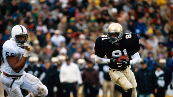 Notre Dame football WR Tim Brown