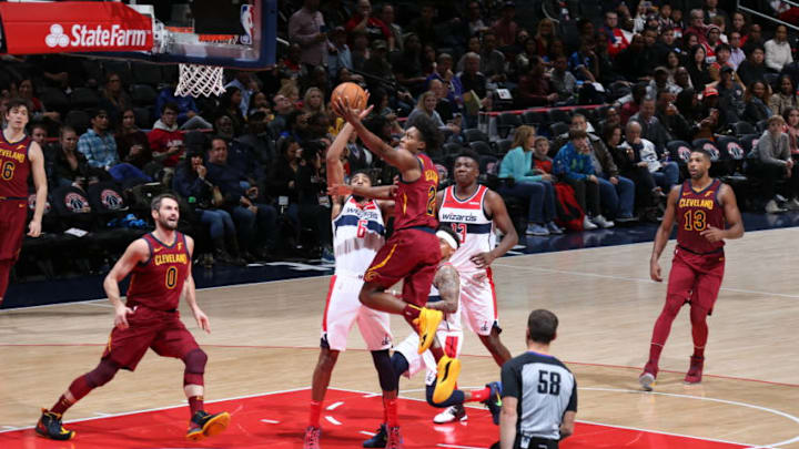Cleveland Cavaliers guard Collin Sexton drives. (Photo by Stephen Gosling/NBAE via Getty Images)