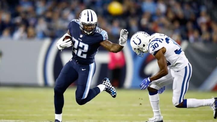 NASHVILLE, TN - OCTOBER 16: Derrick Henry