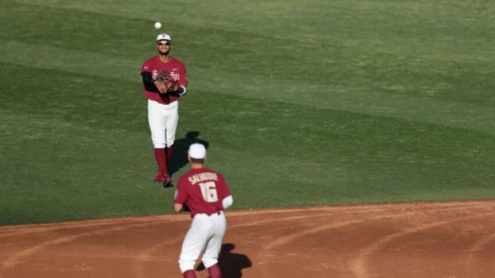 during a game between FSU and Jacksonville University at Dick Howser Stadium Tuesday, April 2, 2019.Fsu Baseball Vs Jacksonville 040219 Ts 1012
