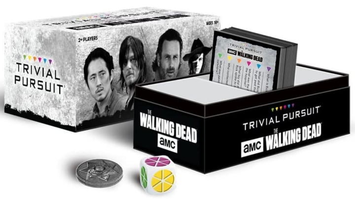 Discover USAopoly's AMC's 'The Walking Dead' version of Trivial Pursuit on Amazon.