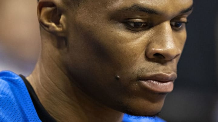 Russell Westbrook OKC Thunder (Photo by Wesley Hitt/Getty Images)