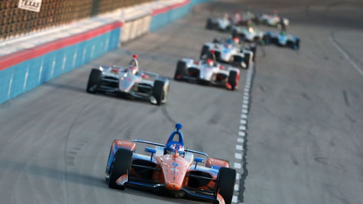 FORT WORTH, TEXAS - JUNE 08: Scott Dixon of New Zealand, driver of the #9 PNC Bank Chip Ganassi Racing Honda (Photo by Sean Gardner/Getty Images)