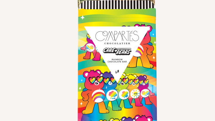 Leading Luxury Chocolate Brand Compartés Teams Up with Care Bears to Create Limited-Edition Chocolate Bar. Image courtesy Compartés