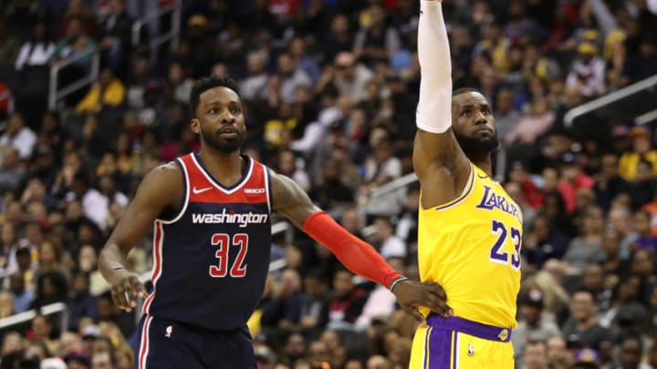 Washington Wizards LeBron James Jeff Green (Photo by Patrick Smith/Getty Images)