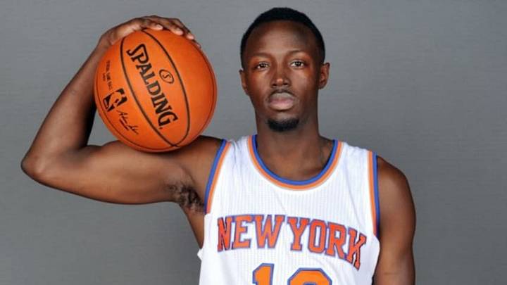 Sep 28, 2015; Greenburgh, NY, USA; New York Knicks guard Jerian Grant (13) during media day at NY Knicks practice facility. Mandatory Credit: William Hauser-USA TODAY Sports Sep 28, 2015; Greenburgh, NY, USA; New York Knicks guard Jerian Grant (13) during media day at NY Knicks practice facility. Mandatory Credit: William Hauser-USA TODAY Sports