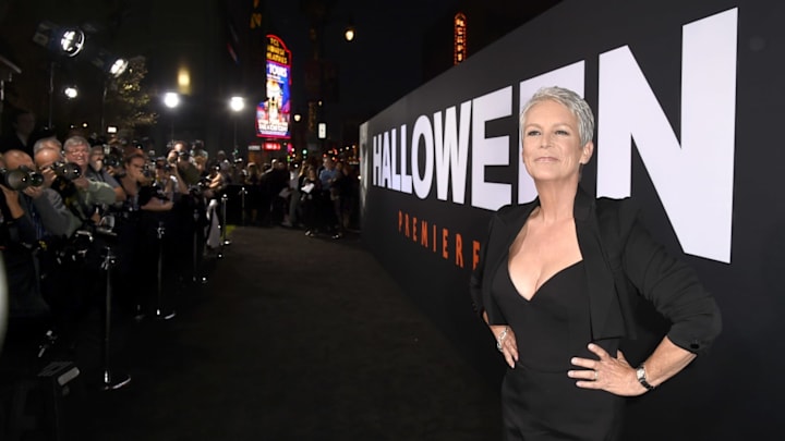 LOS ANGELES, CA – OCTOBER 17: Jamie Lee Curtis arrives at the premiere of Universal Pictures’ “Halloween” at the TCL Chinese Theatre on October 17, 2018 in Los Angeles, California. (Photo by Kevin Winter/Getty Images)