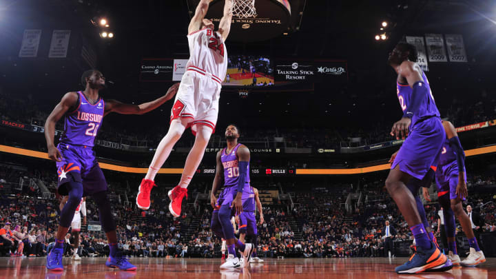 Lauri Markkanen Phoenix Suns (Photo by Jonathan Daniel/Getty Images)(Photo by Barry Gossage/NBAE via Getty Images)