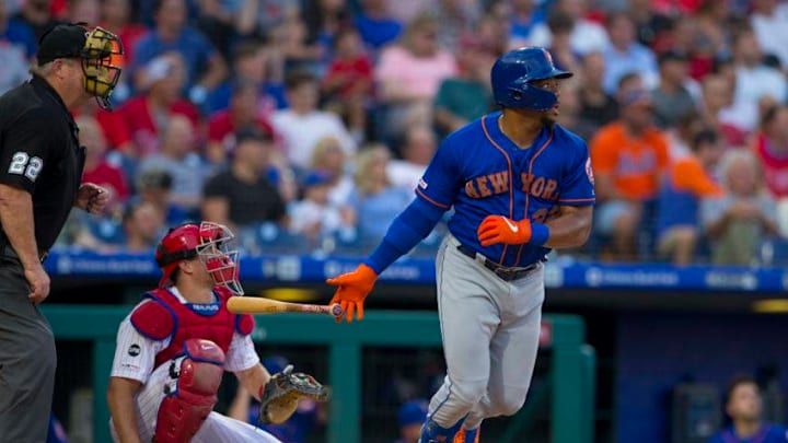 Dominic Smith, New York Mets. (Photo by Mitchell Leff/Getty Images)