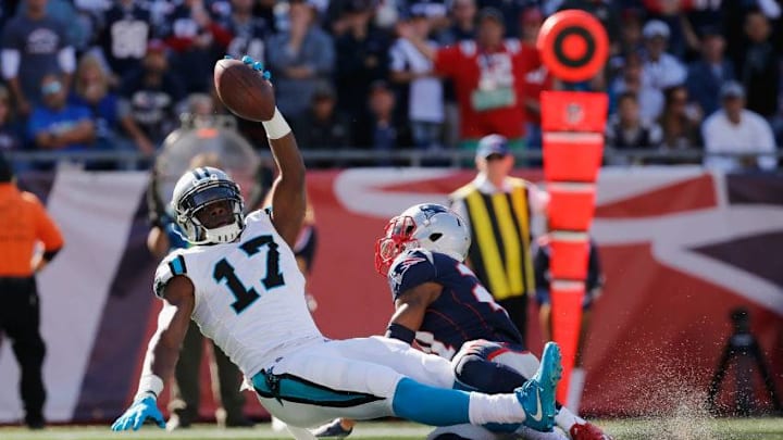 FOXBORO, MA - OCTOBER 01: Devin Funchess