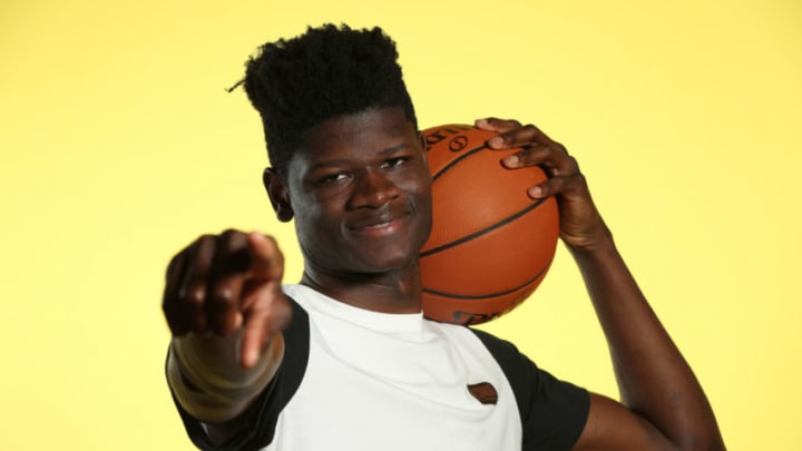 CHICAGO, IL - MAY 15: NBA Draft Prospect, Mohamed Bamba poses for a portrait during the 2018 NBA Combine circuit on May 15, 2018 at the Intercontinental Hotel Magnificent Mile in Chicago, Illinois. NOTE TO USER: User expressly acknowledges and agrees that, by downloading and/or using this photograph, user is consenting to the terms and conditions of the Getty Images License Agreement. Mandatory Copyright Notice: Copyright 2018 NBAE (Photo by Joe Murphy/NBAE via Getty Images)