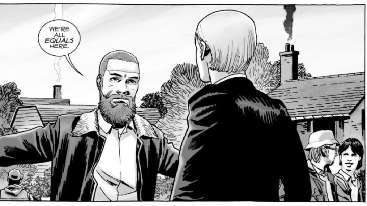Rick Grimes and Pamela Milton - The Walking Dead issue 180 - Image Comics and Skybound
