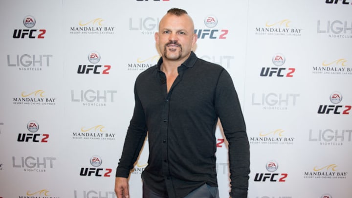 LAS VEGAS, NV - MARCH 4: Chuck Liddell poses for a picture on the red carpet during the EA Sports UFC 2 Launch Party at LIGHT Nightclub in the Mandalay Bay resort and casino on March 4, 2016 in Las Vegas, Nevada. (Photo by Brandon Magnus/Zuffa LLC/Zuffa LLC via Getty Images)