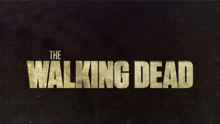 The Walking Dead title screen - AMC