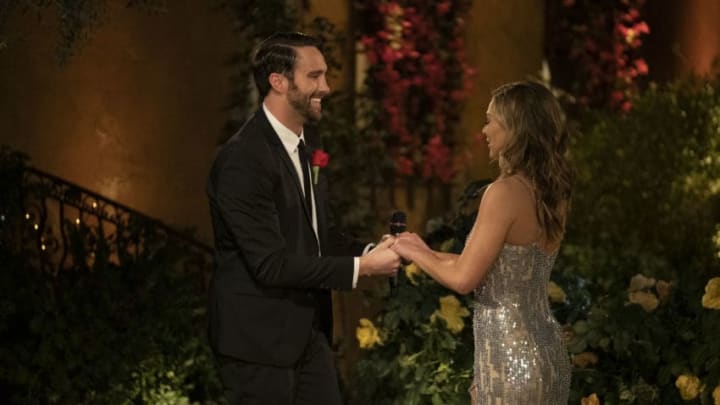 THE BACHELORETTE – “1501” – It’s a tractor…It’s a plane…It’s the self-appointed king of the jungle! Hannah’s search for fierce love is matched with fierce competition as one hopeful bachelor sets a high bar by jumping the fence, while another pops out from the limo, in true beast fashion. At the end of the day, whether he is a golf pro looking to be Hannah’s hole-in-one, a Box King seeking a woman who checks all his boxes, or a man with a custom-made pizza delivery, everyone wants a piece of Hannah’s heart on the highly anticipated 15th season of “The Bachelorette,” premiering MONDAY, MAY 13 (8:00-10:01 p.m. EDT), on The ABC Television Network. (ABC/John Fleenor)CAM, HANNAH BROWN
