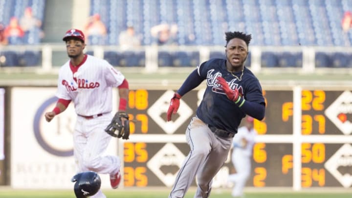 PHILADELPHIA, PA - AUGUST 30: Ozzie Albies