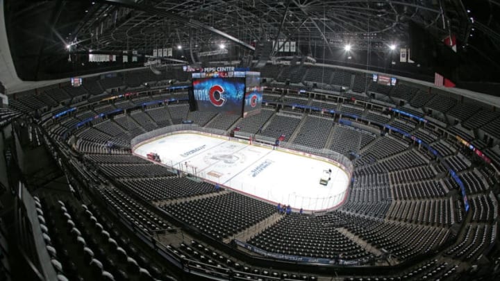 DENVER, CO - APRIL 18: A general view of the Pepsi Center prior to Game Four of the Western Conference First Round during the 2018 NHL Stanley Cup Playoffs between the Colorado Avalanche and the Nashville Predators at the Pepsi Center on April 18, 2018 in Denver, Colorado. (Photo by Michael Martin/NHLI via Getty Images)