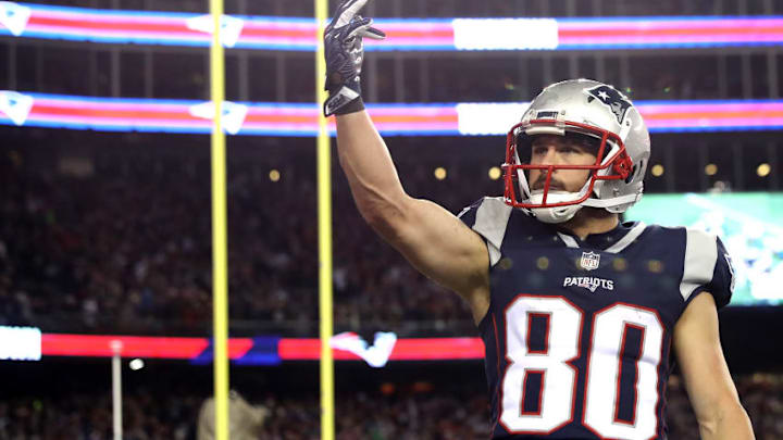 FOXBOROUGH, MA - JANUARY 21: Danny Amendola