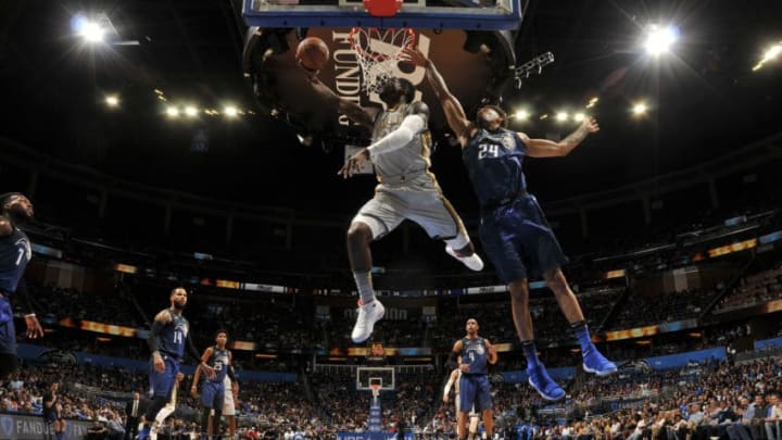 ORLANDO, FL - FEBRUARY 6: Jeff Green #32 of the Cleveland Cavaliers shoots the ball against the Orlando Magic on February 6, 2018 at Amway Center in Orlando, Florida. NOTE TO USER: User expressly acknowledges and agrees that, by downloading and or using this photograph, User is consenting to the terms and conditions of the Getty Images License Agreement. Mandatory Copyright Notice: Copyright 2018 NBAE (Photo by Fernando Medina/NBAE via Getty Images)