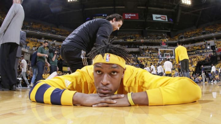 INDIANAPOLIS, IN – APRIL 20: Myles Turner