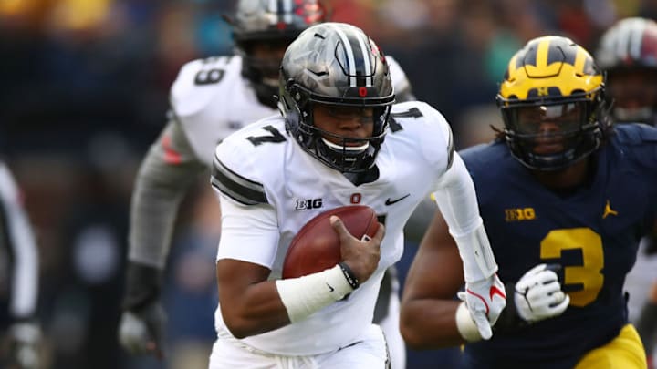ANN ARBOR, MI - NOVEMBER 25: Dwayne Haskins